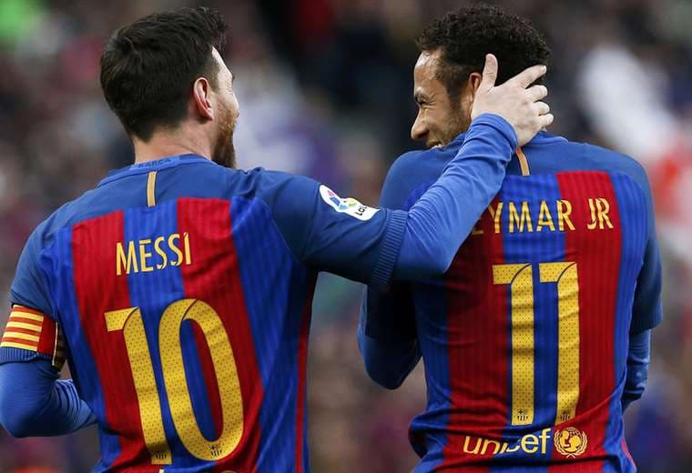 Messi expresó que quiere volver a jugar con Neymar en el Barça. Foto. Internet 