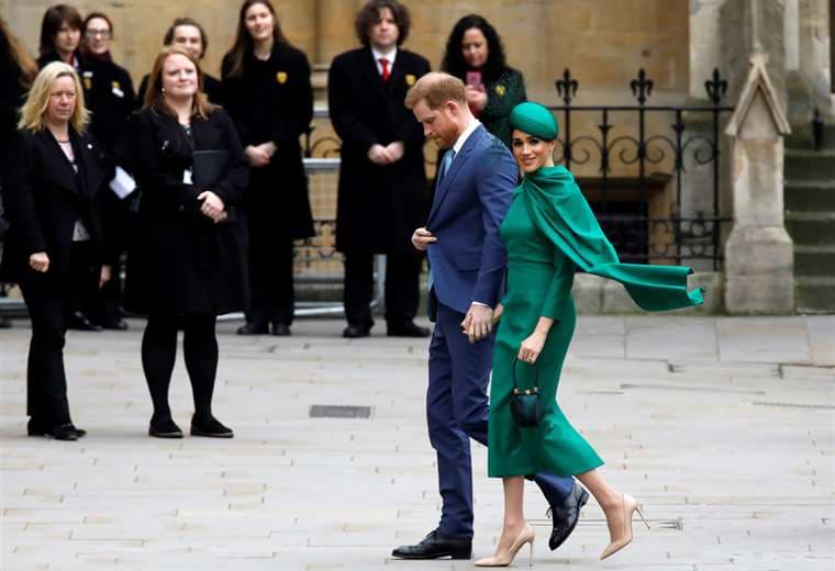 La duquesa de Sussex y el príncipe Enrique | Foto: Archivo AFP