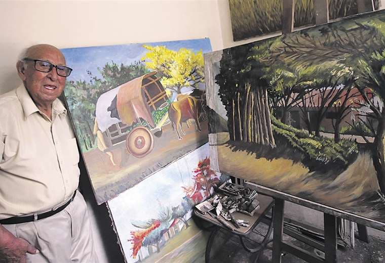 El artista potosino Wálter Negrón radica en Santa Cruz desde 1984