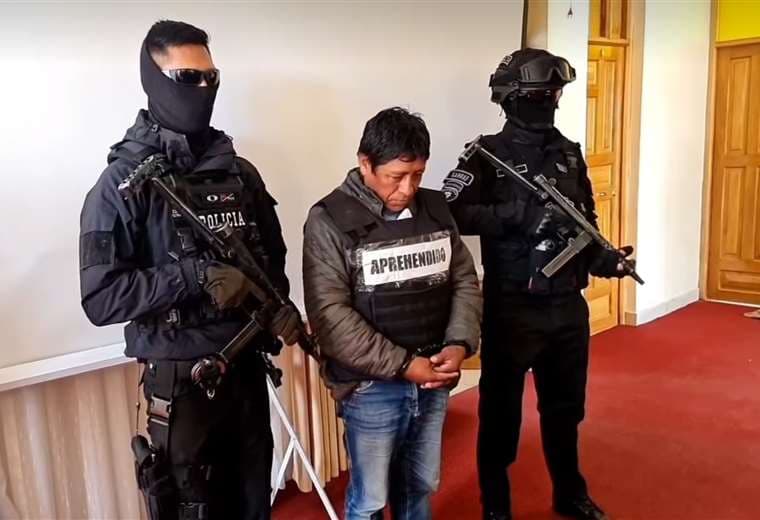 El líder de la banda fue capturado en Oruro