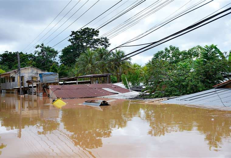 Inundación del río Acre en Pando supera el récord histórico y deja bajo el agua 15 barrios y tres comunidades