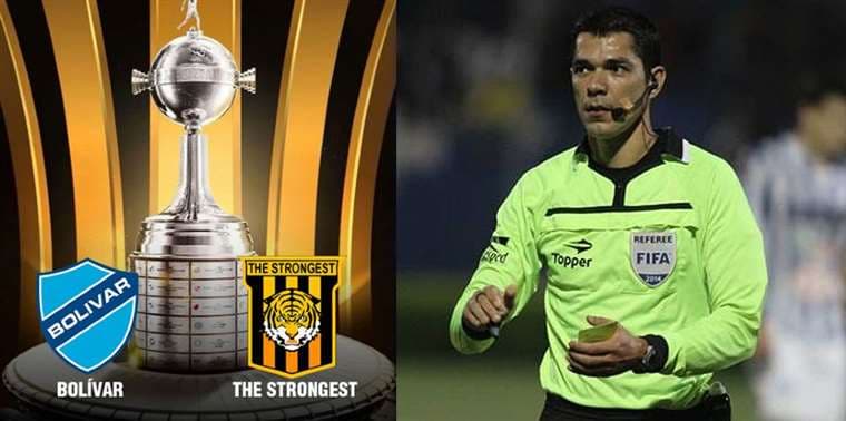 Eduardo Cardozo, árbitro paraguayo que dirigirá The Strongest vs. Gremio