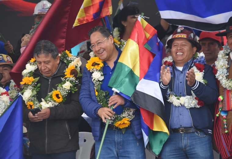 El MAS festeja su aniversario dividido y Arce dice que el congreso de El Alto es para “cuidar la wawa”  