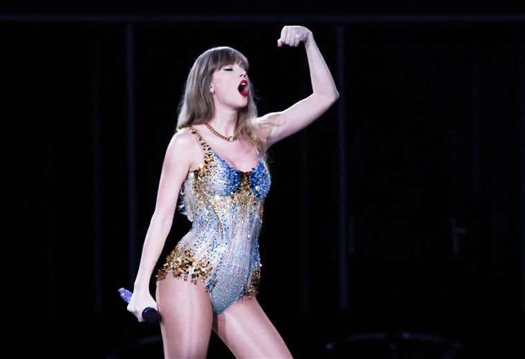La cantante Taylor Swift en su gira Eras World Tour / Foto: AFP
