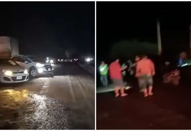 Pobladores de Puerto Suárez bloquean la ruta Bioceánica para exigir juicio contra su alcalde