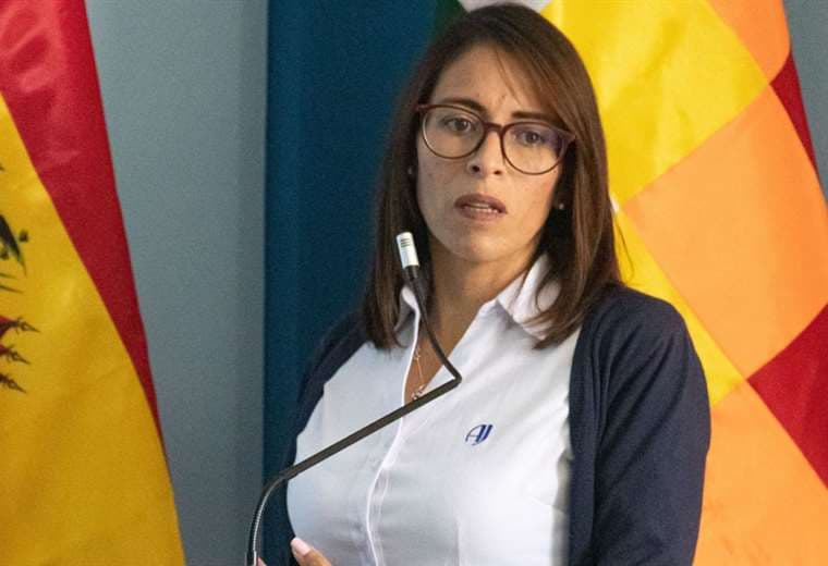 Jessica Saravia Atristaín, viceministra de Justicia y Derechos Fundamentales.