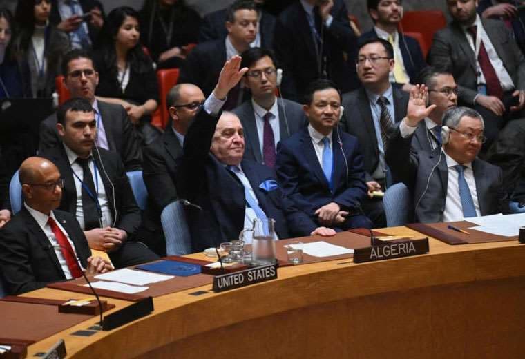 Gobierno boliviano lamenta nuevo rechazo de reconocimiento de Palestina en la ONU por veto de EEUU