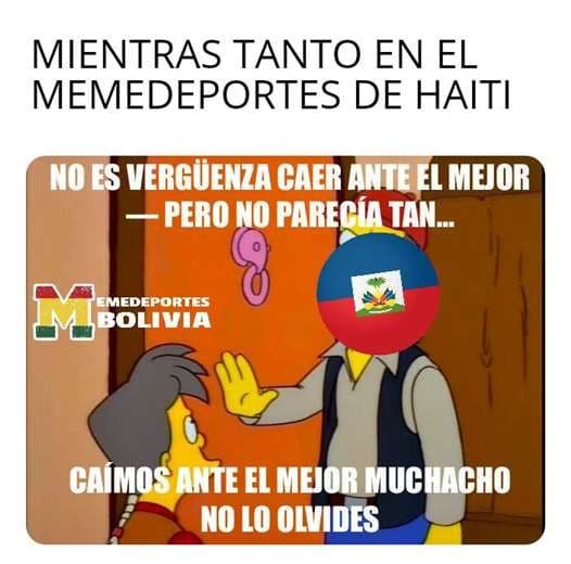 Memes que dejó Bolivia - Haití