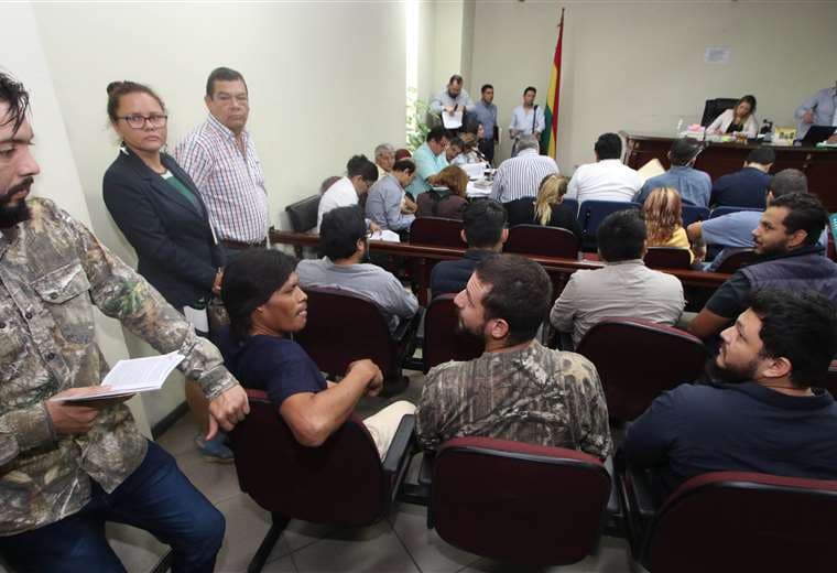 La audiencia cautelar se realizó en el Palacio de Justicia. Foto: Hernán Virgo
