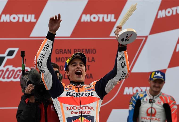 Marc Márquez, volvió a ser intratable en MotoGP. Foto: AFP