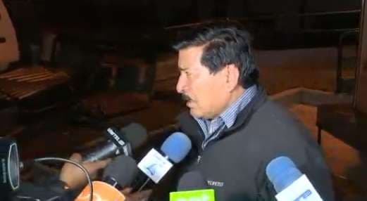 García afirmó que los documentos eran llevados a las oficinas del MAS en La Paz 