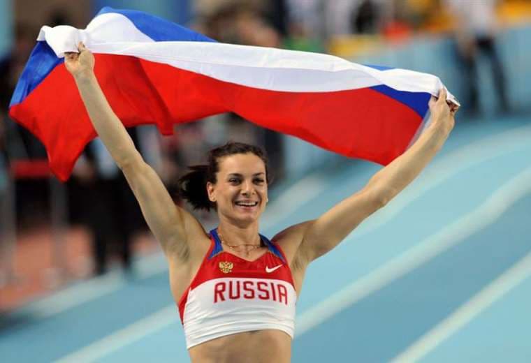 Isinbáyeva fue una de las atletas más exitosas en la historia del deporte ruso. Foto. Internet 
