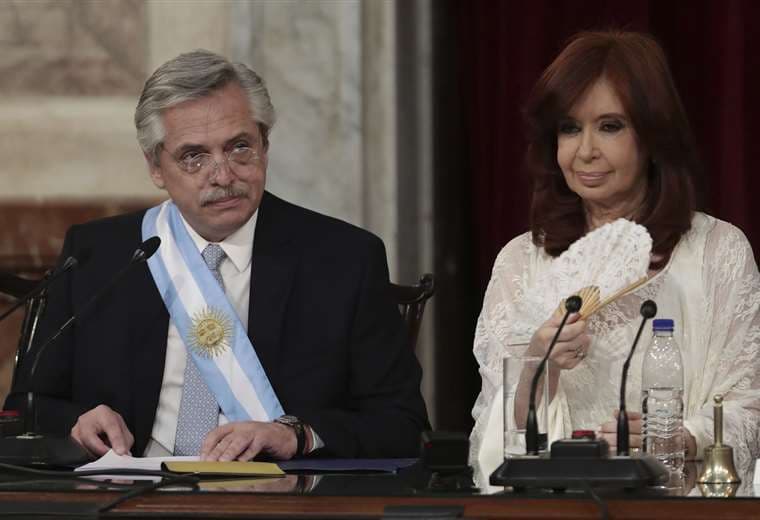 El presidente y la vicepresidenta de Argentina en la toma del mando del vecino país | AFP