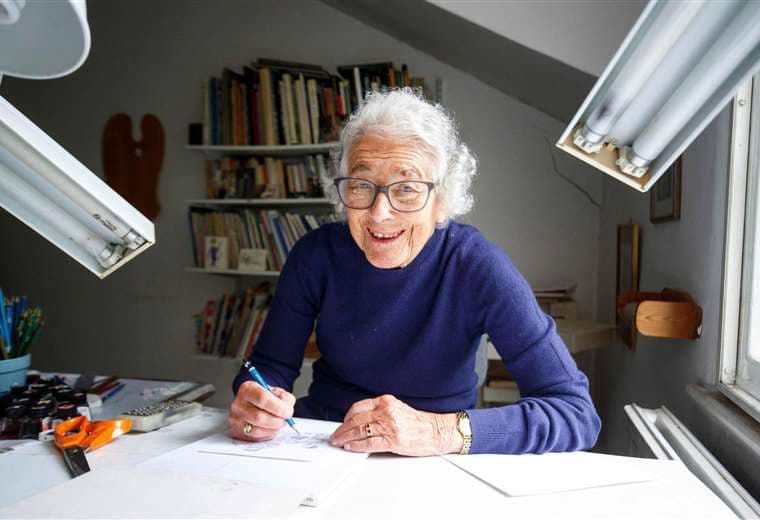 En mayo falleció Judith Kerr, autora del libro. Foto: AFP