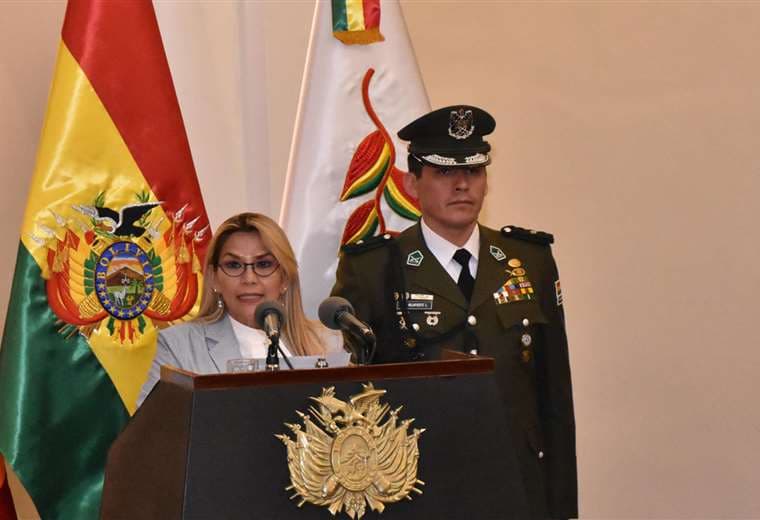 La presidenta de Bolivia, Jeanine Áñez | ABI