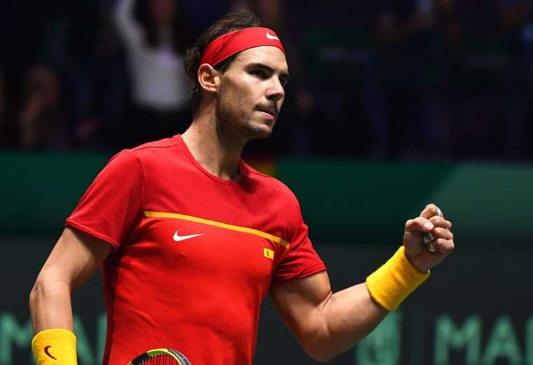 Rafael Nadal es la raqueta número uno del mundo. Foto. AFP  