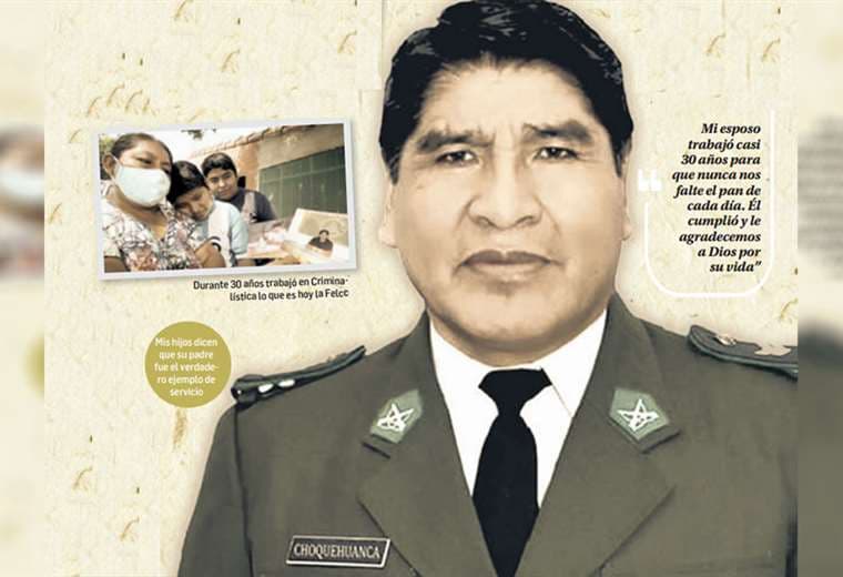 Filomeno Choquehuanca, policía que ofrendó la vida por su trabajo y su familia