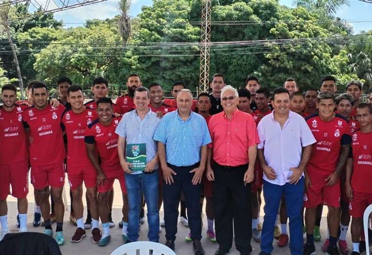 FBF busca dar garantías y evitar paro en el fútbol boliviano: ahora visitó a Guabirá
