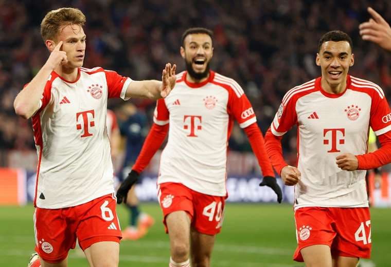 Bayern Múnich venció por 1-0 al Arsenal y entró a las semis de la Champions League