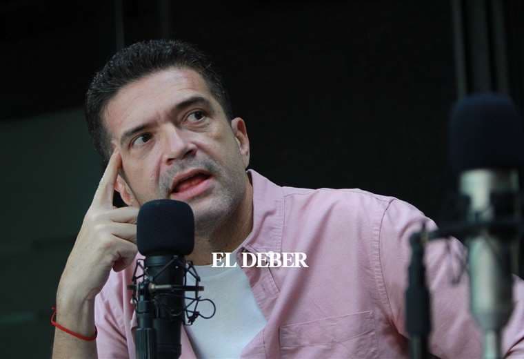 Gary Áñez fue entrevistado por EL DEBER Radio / Foto: Ricardo Montero